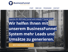 Tablet Screenshot of businessfunnel.com